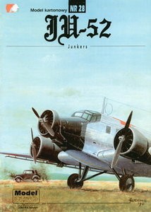 ModelCard 028 Junkers Ju-52.3m