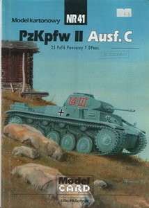 ModelCard 041 Pz.Kpfw II Ausf.C (Panzer II)
