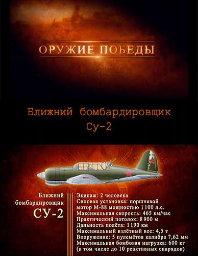 Оружие Победы. Ближний бомбардировщик Су-2