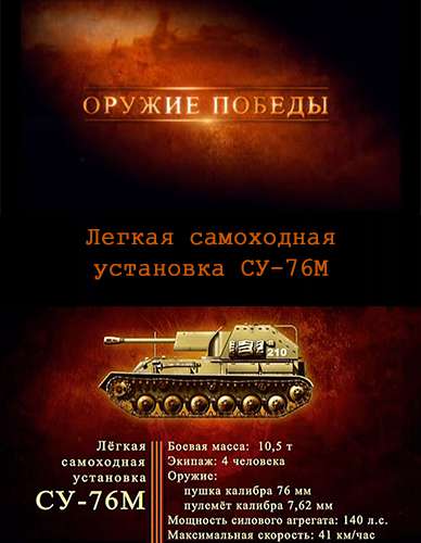 Оружие Победы. Легкая самоходная установка СУ-76М