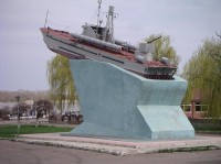 Памятник Донскому Отряду Азовской Военной флотилии. г. Азов